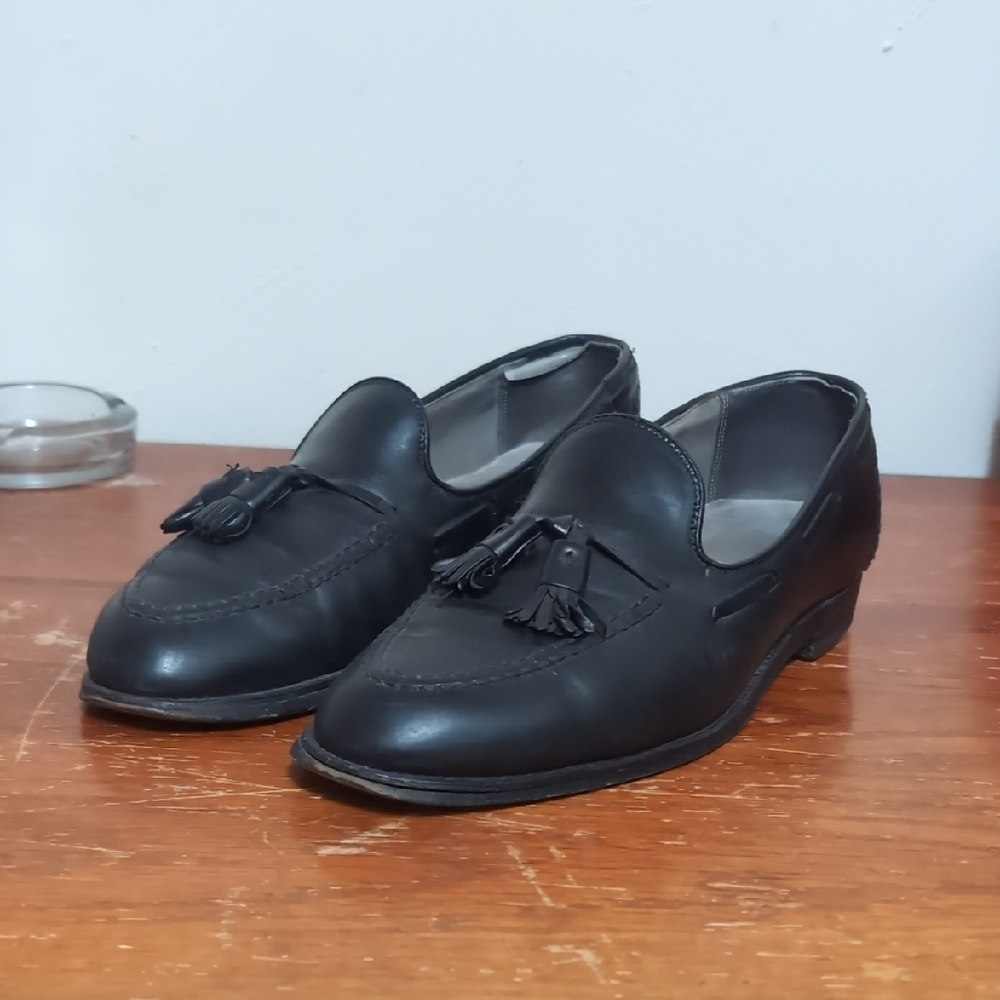 Men's Black Tassel Loafers
